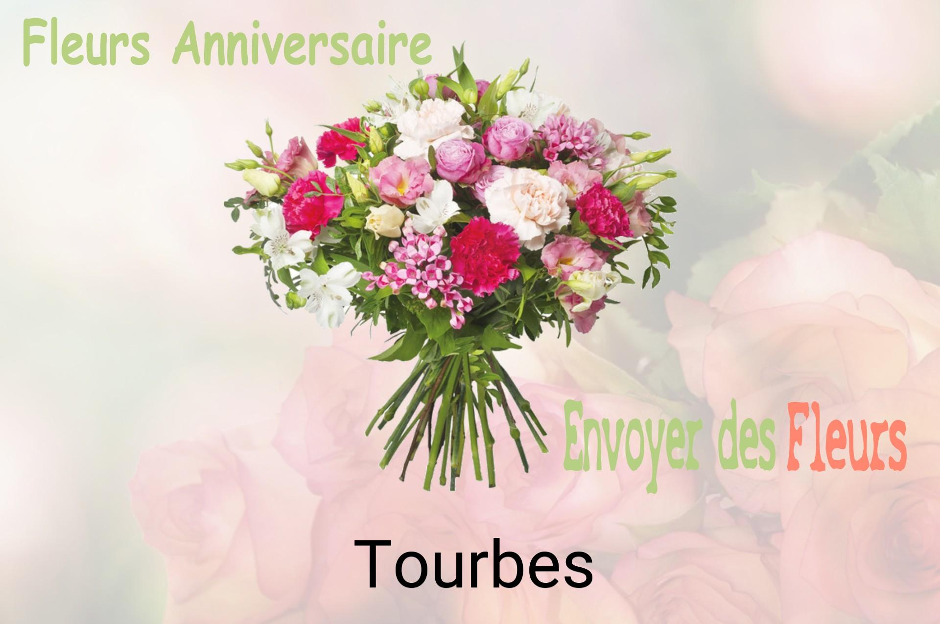 Bouquet de fleurs d’anniversaire livré à Tourbes