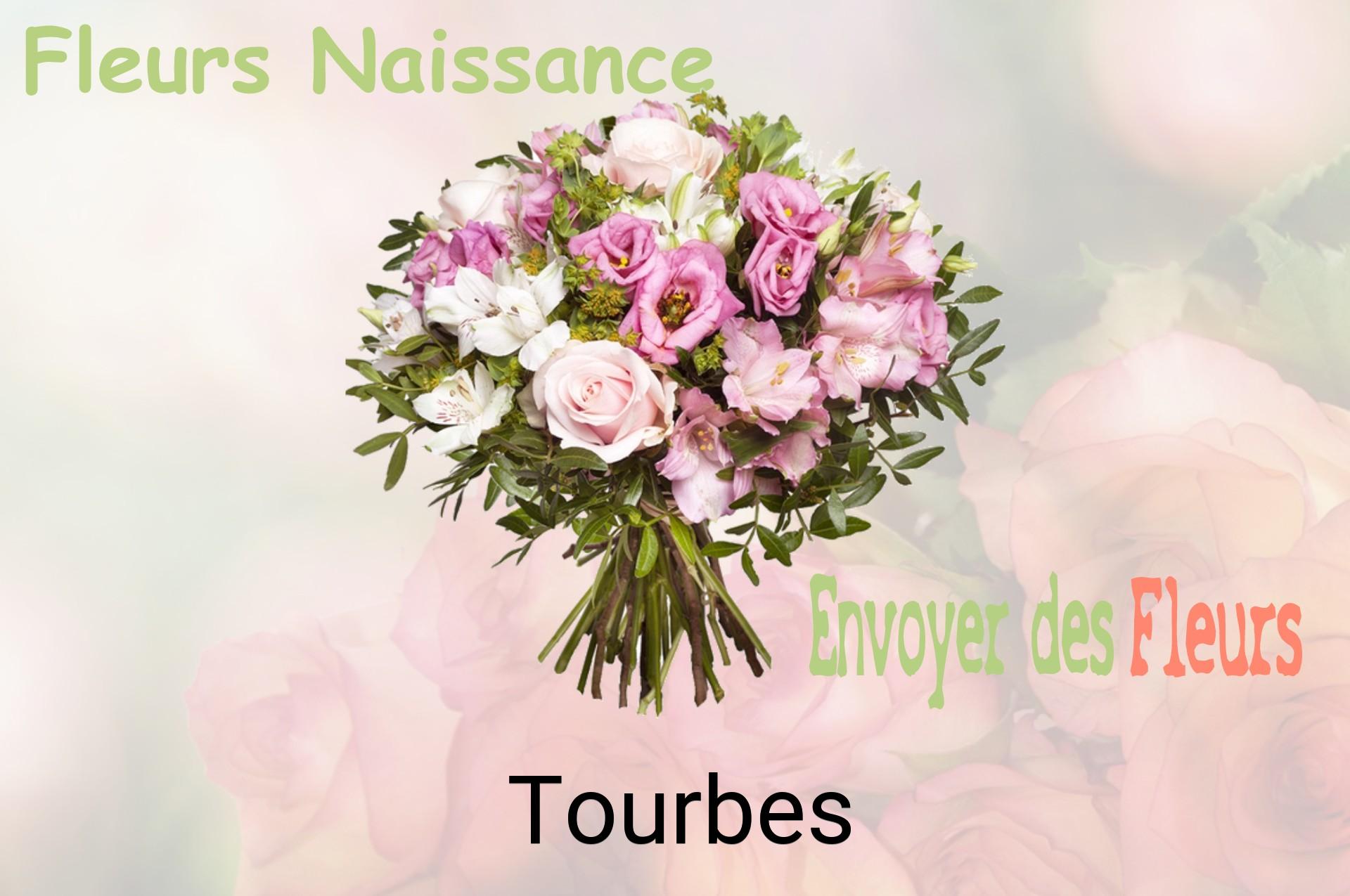 Bouquet de fleurs de naissance livré à Tourbes